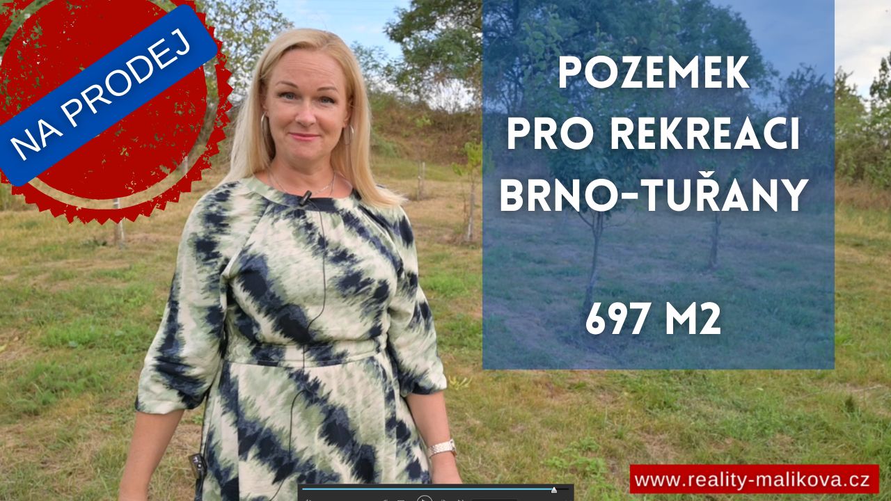 Prodej pozemku pro stavbu chaty, Brno - Tuřany, Dvorska